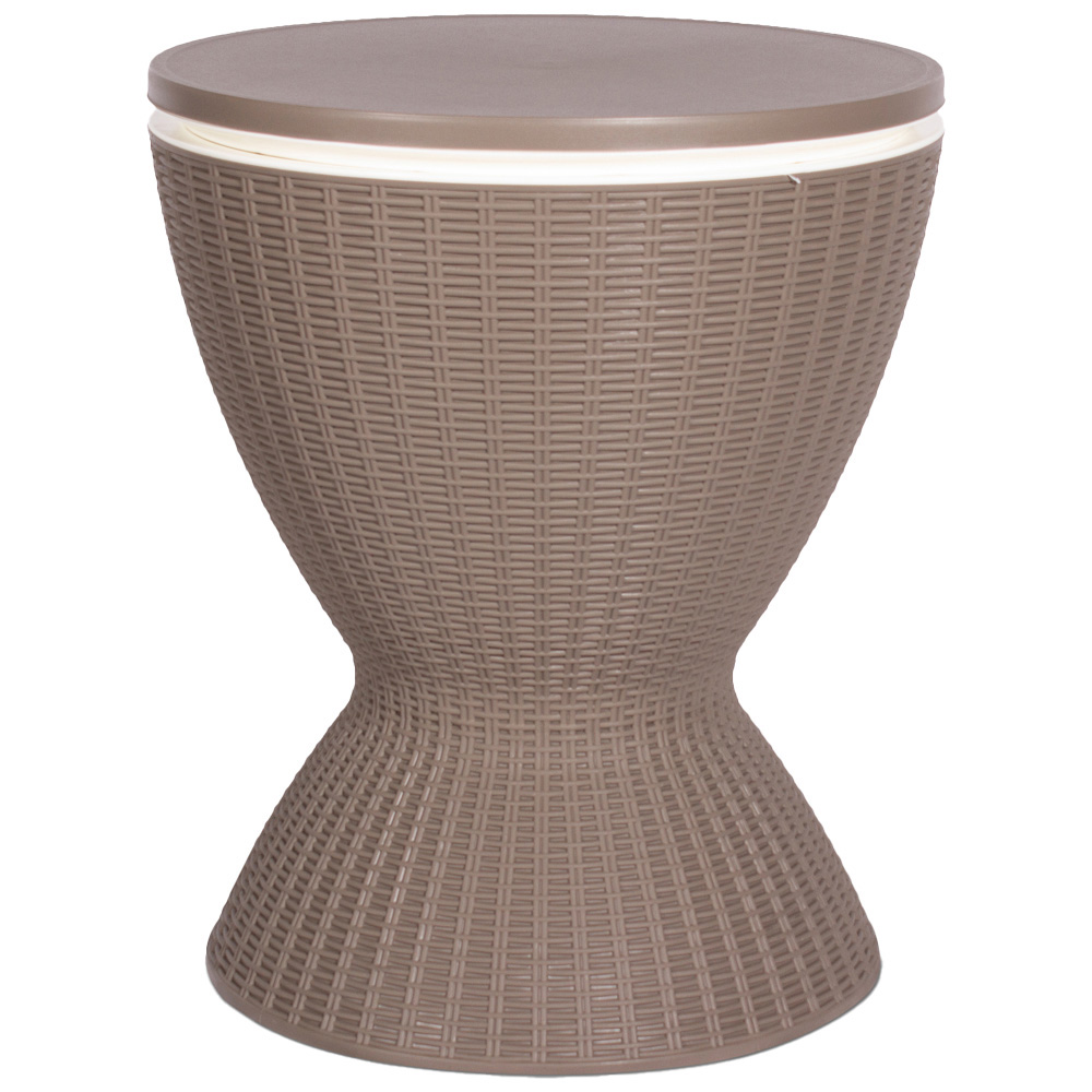 Royalcraft Faro Height Adjustable Ice Bucket Table Grey Image 2