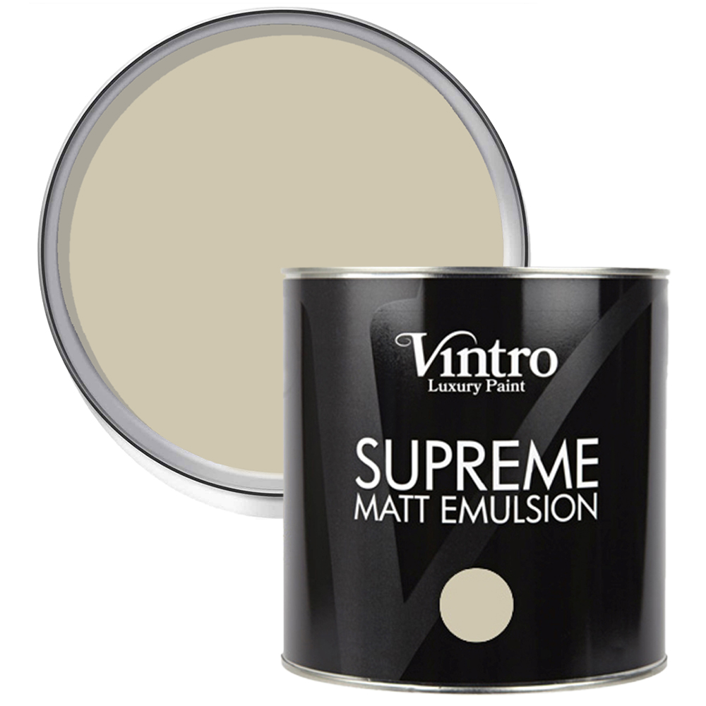 Vintro Paint Pebble Matt Emulsion Interior Paint 2.5L Image 1