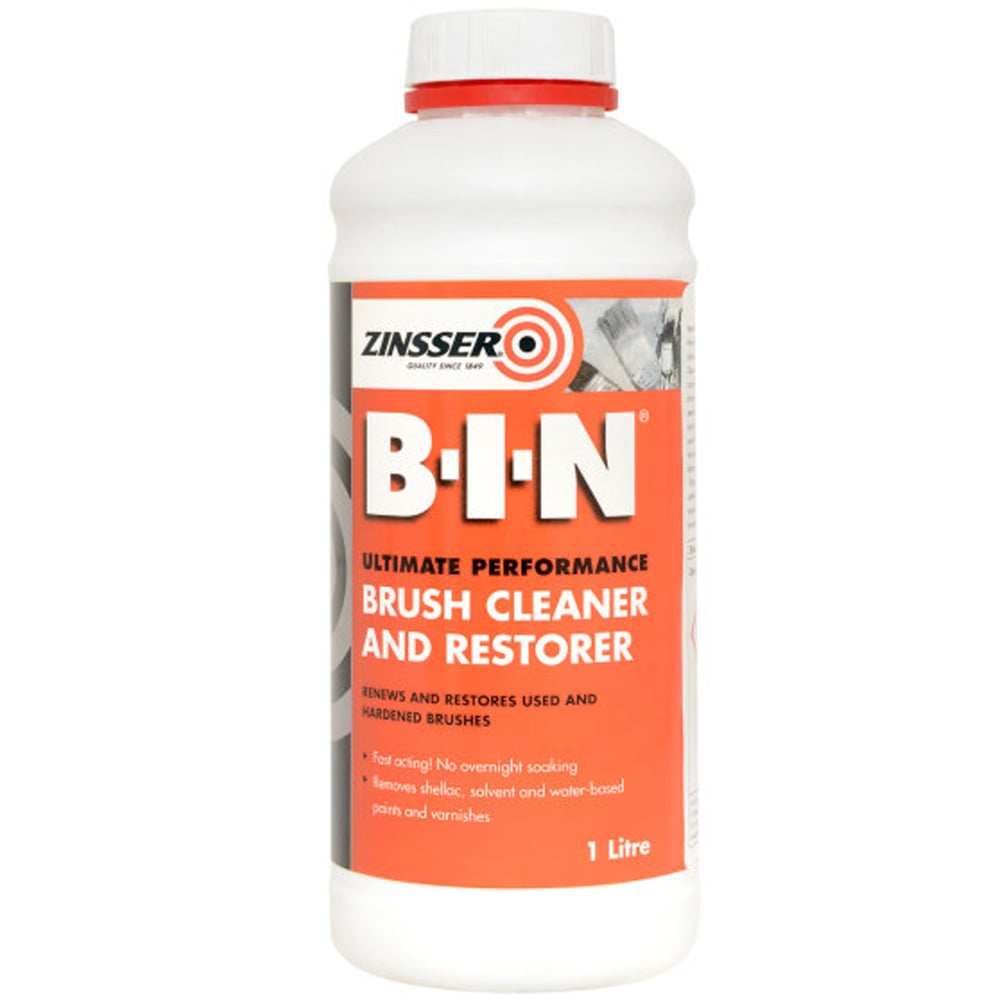 Zinsser Bin Brush Cleaner and Restorer 1L Image 1
