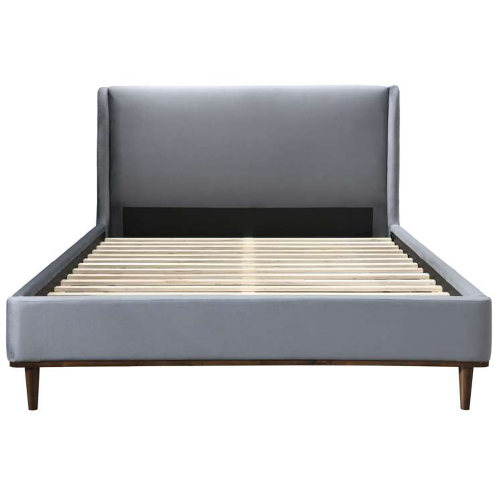 Birlea Lincoln King Size Plush Velvet Bed Frame with Headboard Image 3