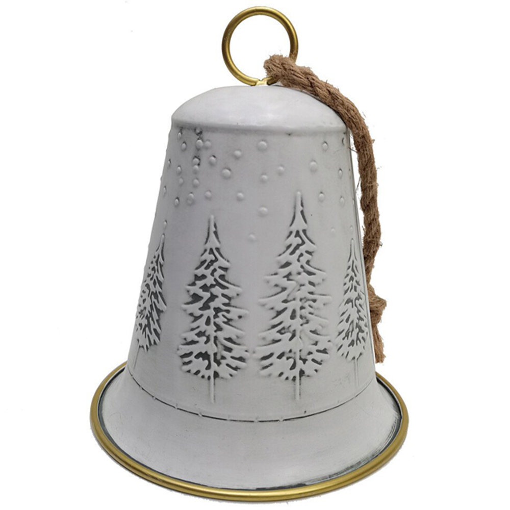 Metal Tree Design Bell Red or White Image 6