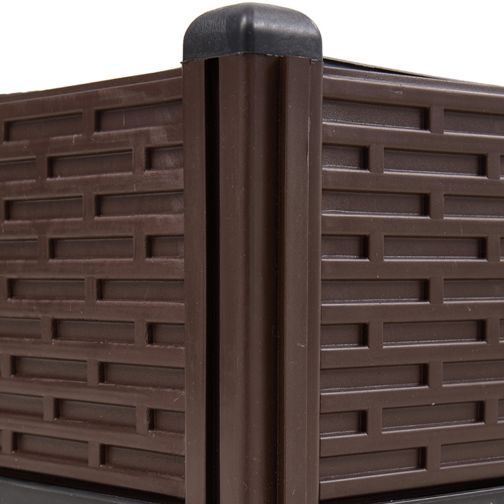 Living and Home Plastic Raised Garden Bed Planter Box 40 x 40 x 19cm Image 3