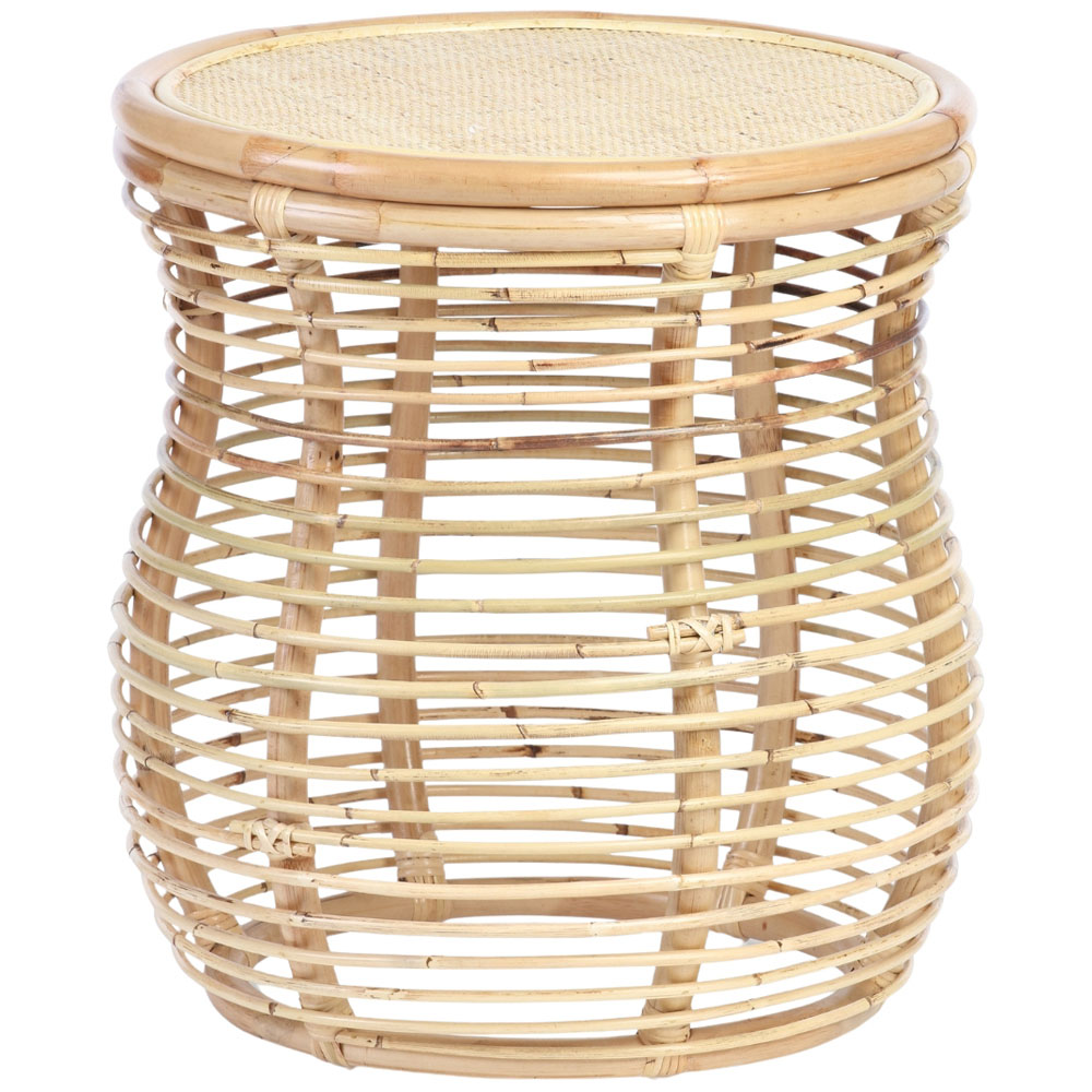 Desser Furniture Royal Natural Rattan Lamp Table Image 2