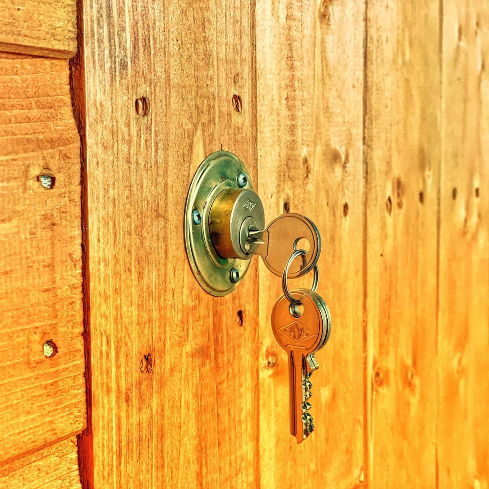 Power Sheds 20 x 4ft Double Door Pent Security Shed Image 4