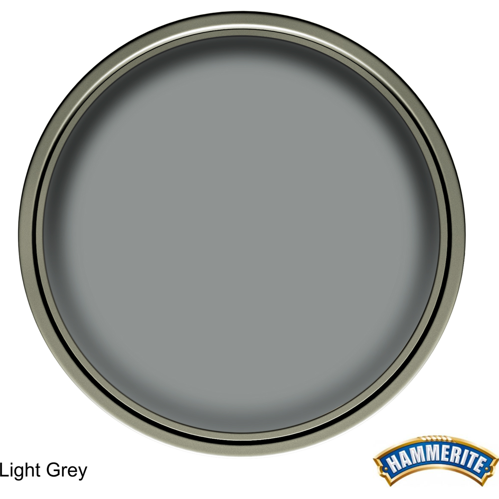 Hammerite Ultima Smooth Light Grey Metal Paint 750ml Image 3