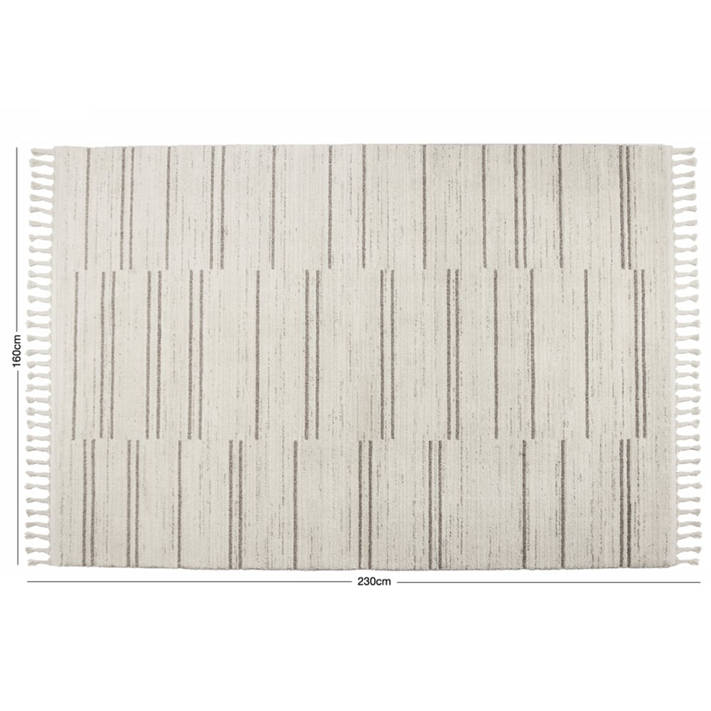 Esselle Home Arctic Vista Natural and Grey Rug 160 x 230cm Image 7
