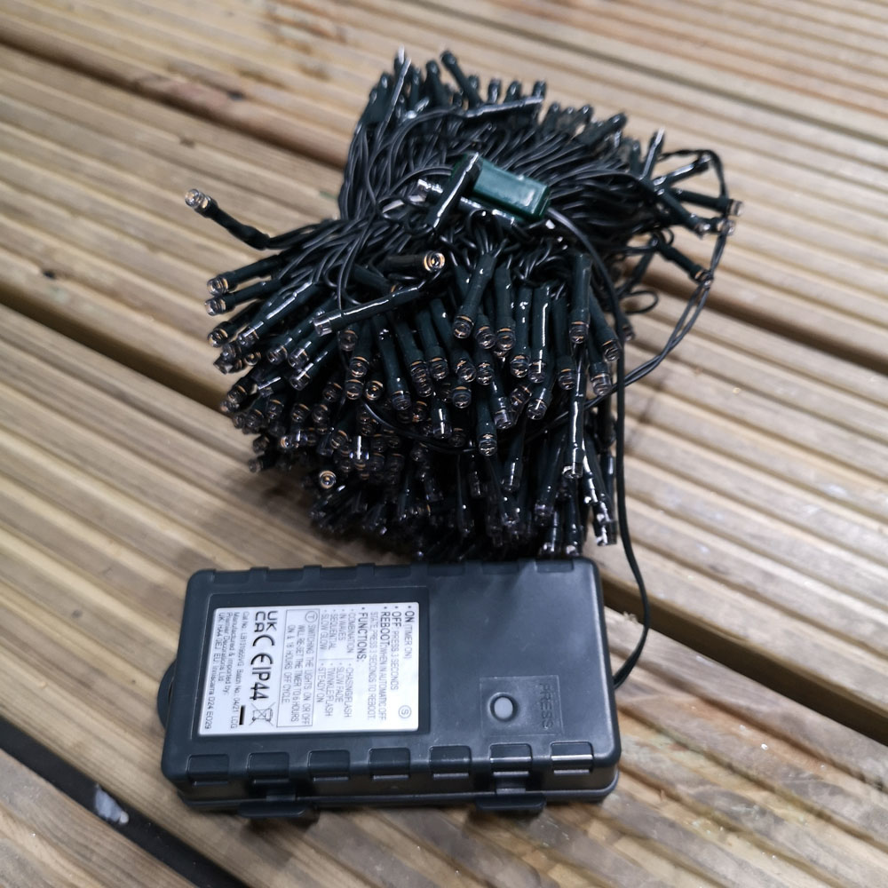 Premier TimeLights 400 Vintage Gold LED Multi-Function Christmas String Light 40m Image 7