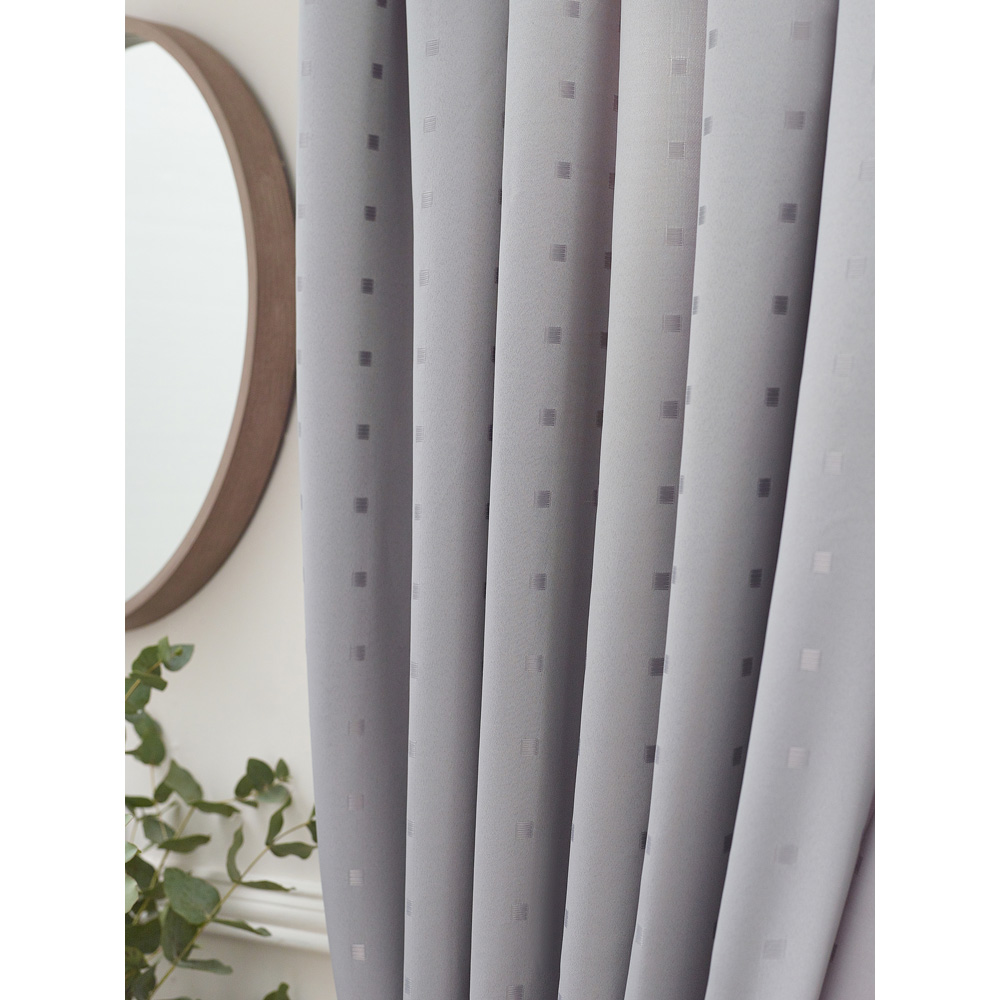 Alan Symonds Madison Silver Ring Top Curtain 168 x 229cm Image 4