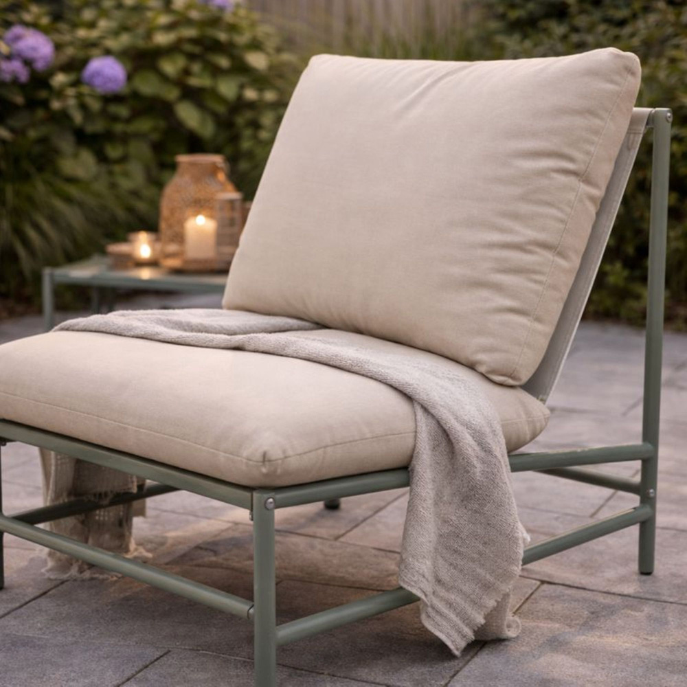 Kettler 4 Seater Leaf Green Aluminium Garden Lounge Set Image 4