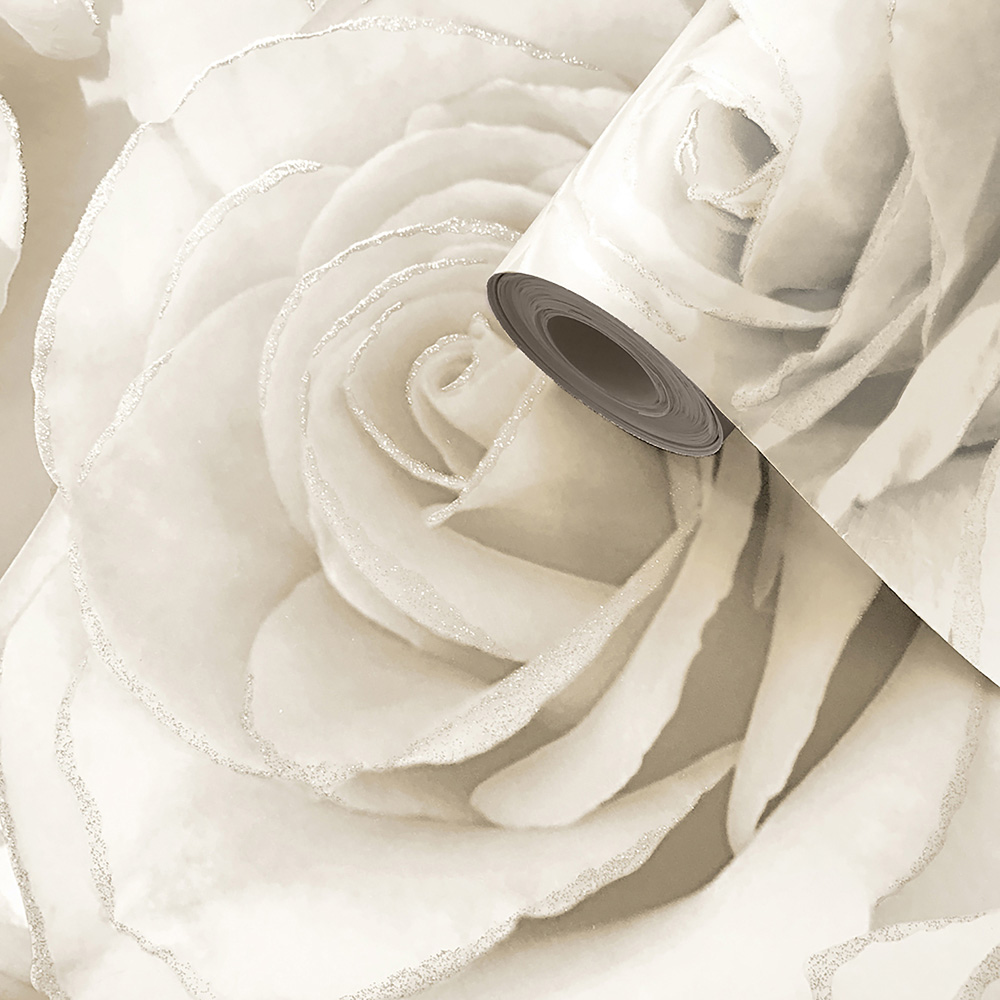 Muriva Madison Glitter Pearl Wallpaper Image 2