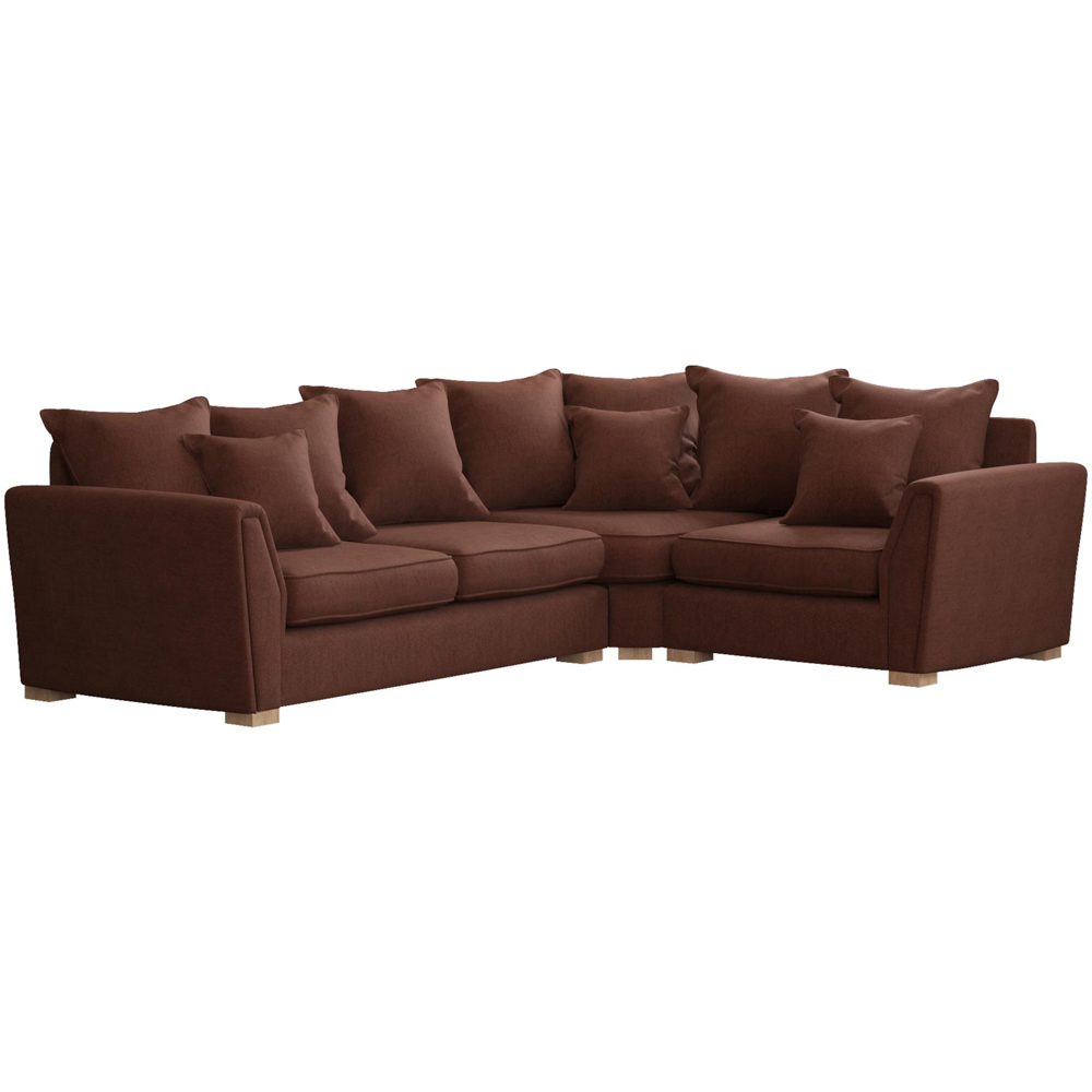 Wendleberry 3 Seater Venice Brick Scatter Back Right Hand Corner Sofa Image 2