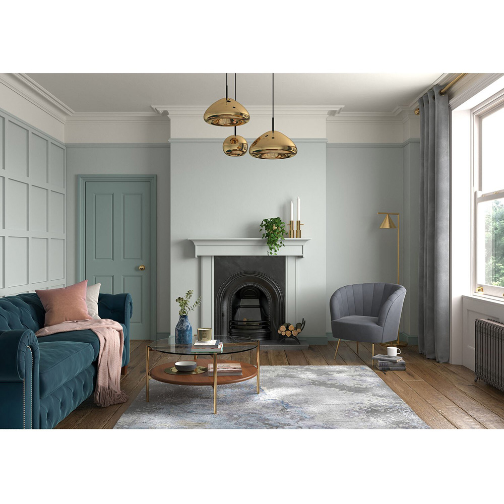 Dulux Heritage Walls and Ceilings Green Slate Velvet Matt Emulsion Paint 2.5L Image 4
