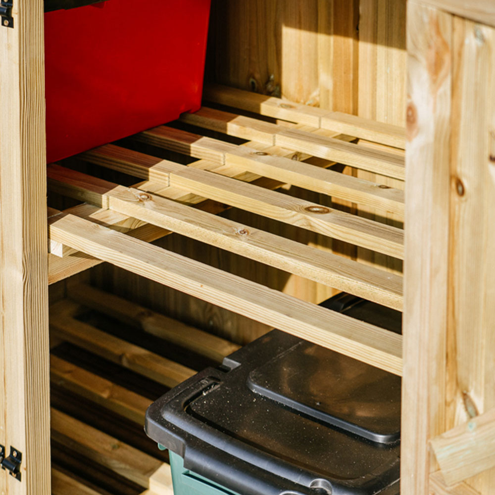 The Garden Village Chatburn 4 Recycle Box Storage Shed Image 6