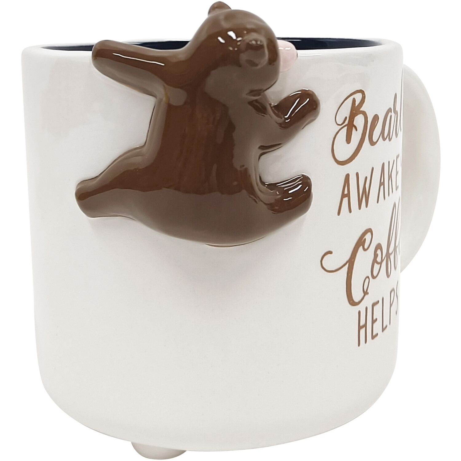 Bearly Awake Coffee Mug - White Image 4