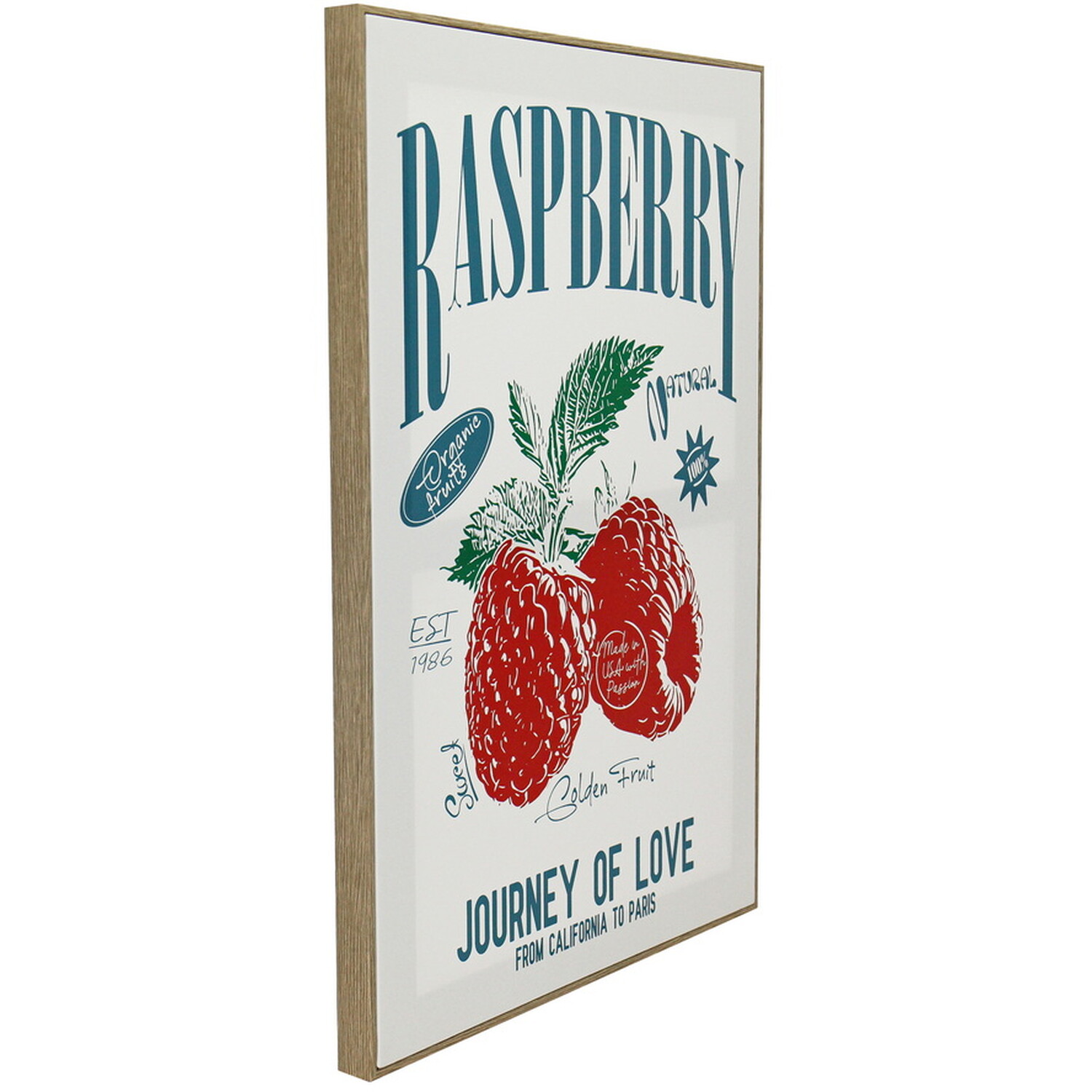 Framed Vintage Fruit Print Image 3