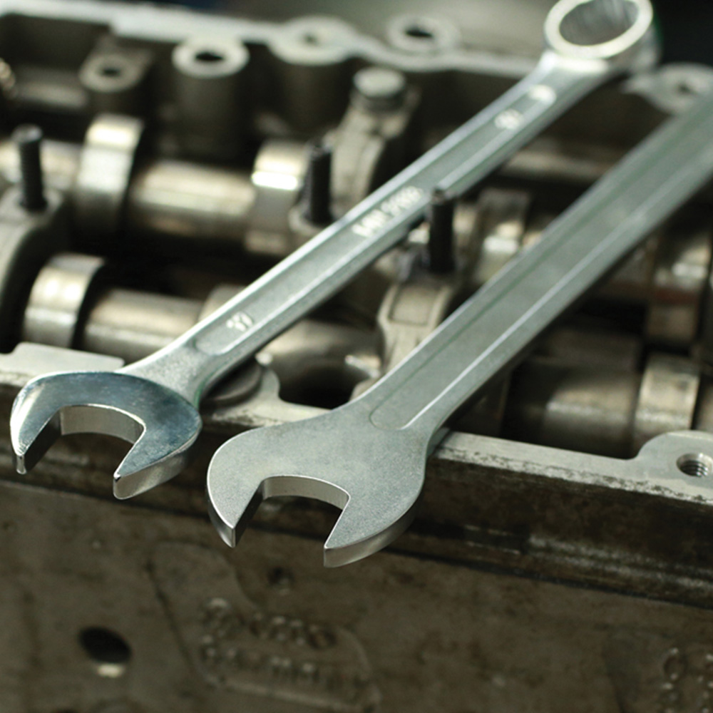 Laser 10 Piece 6-14mm Ultra Thin Open Ended Spanner Set Image 4