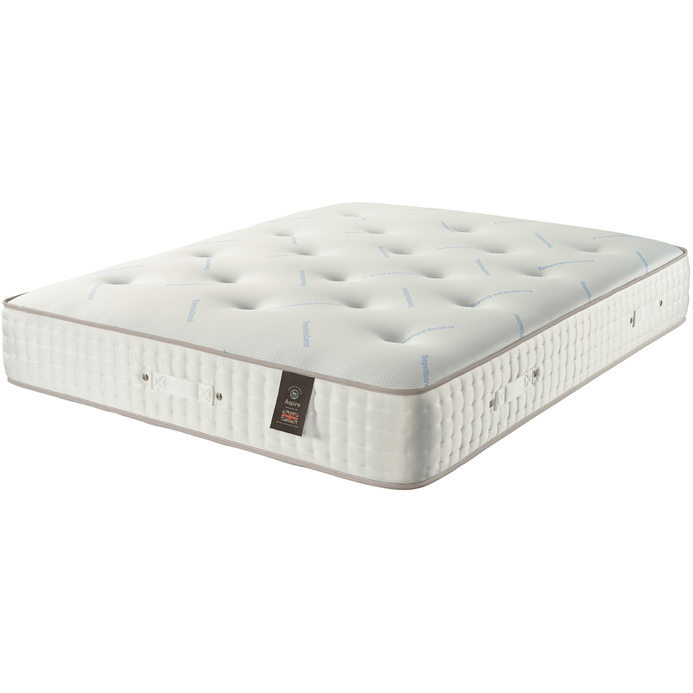 Aspire Small Single Climate Cool Dual Sided Pocket Mattress Image 1