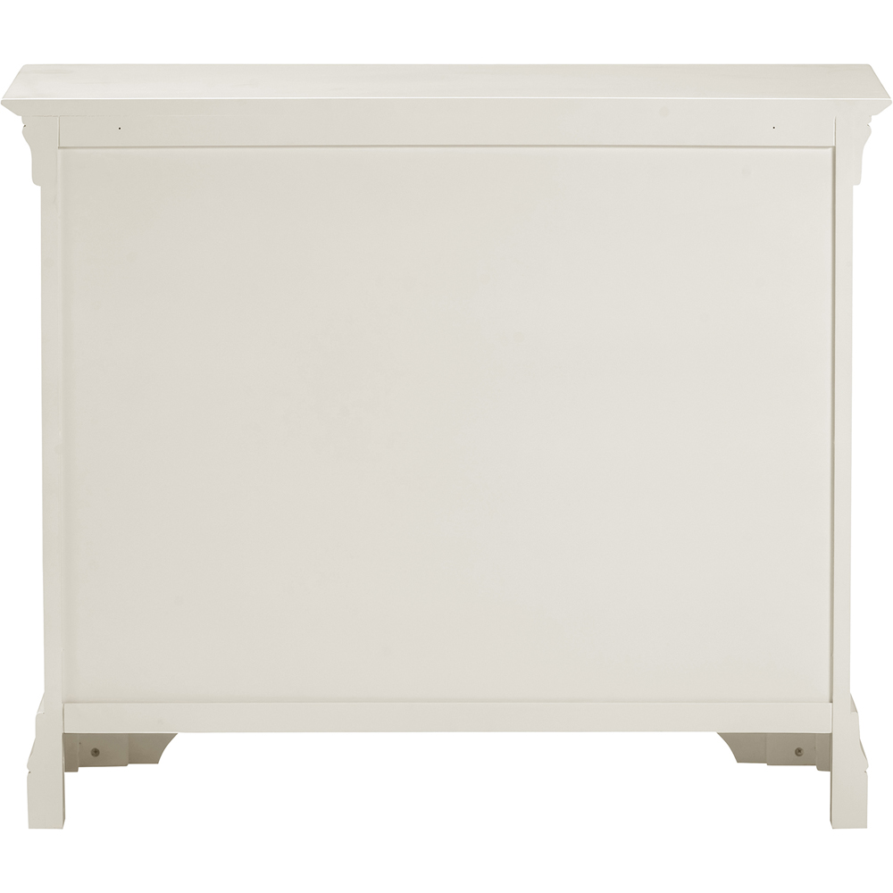 Seconique Bordeaux 3 Drawer Ivory Storage Chest Image 5