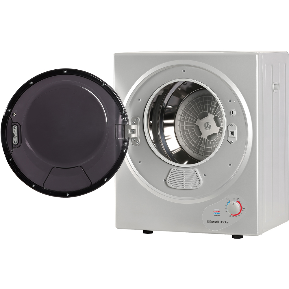 Russell Hobbs RH3VTD800S Silver 2.5kg Vented Tumble Dryer Image 4