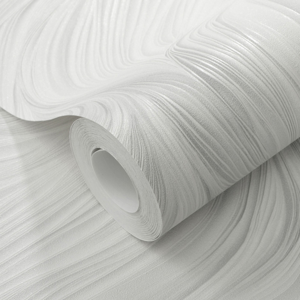 Erismann Waves of Light Grey Vinyl Wallpaper Image 3