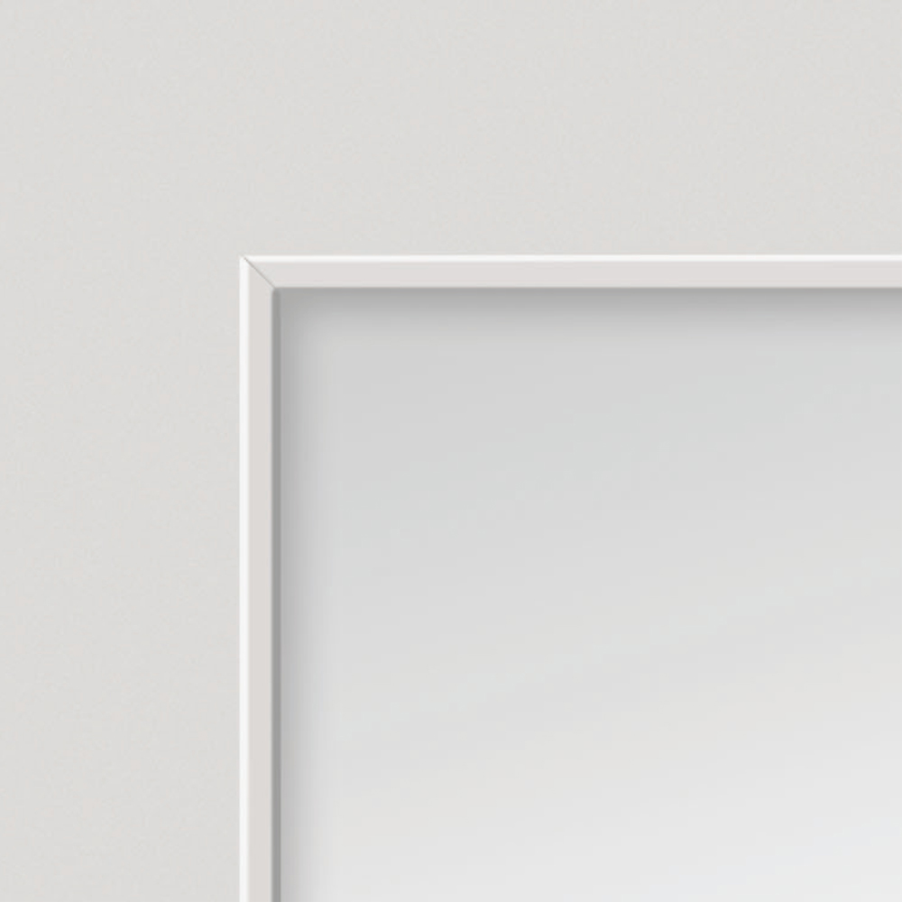 JB Kind Thames Cottage White Primed 1/2 Light Glazed Internal Door 1981 x 686mm Image 3