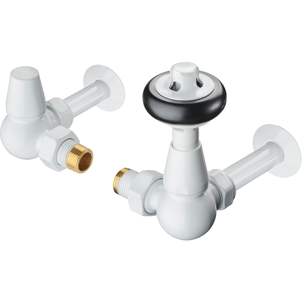 Terma White Pipe Sleeving and Metal Collar Set 130mm Image 7