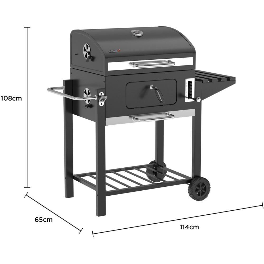Charles Bentley Black American Grill Charcoal BBQ Image 9