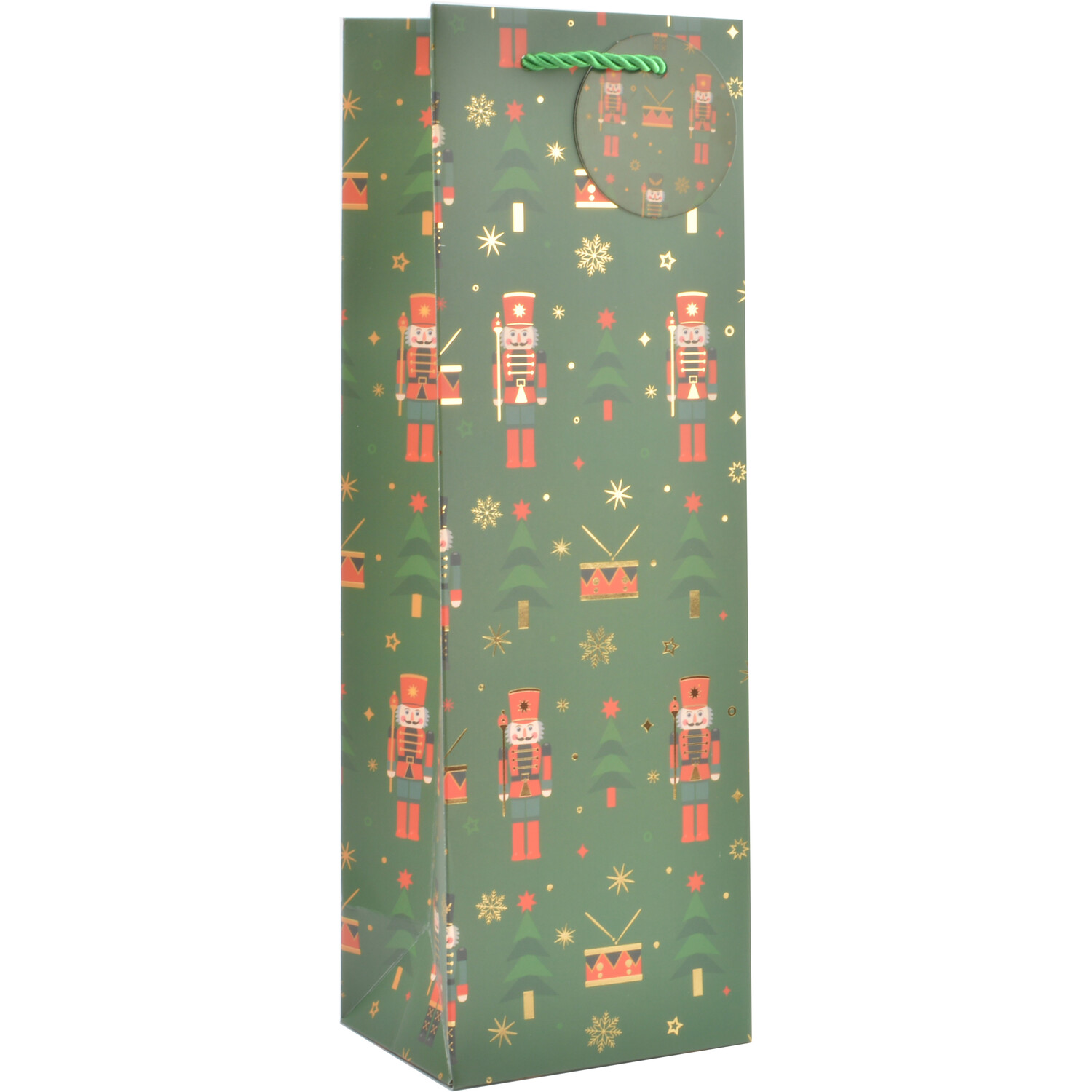 Nutcracker Bottle Bag Green Image 3