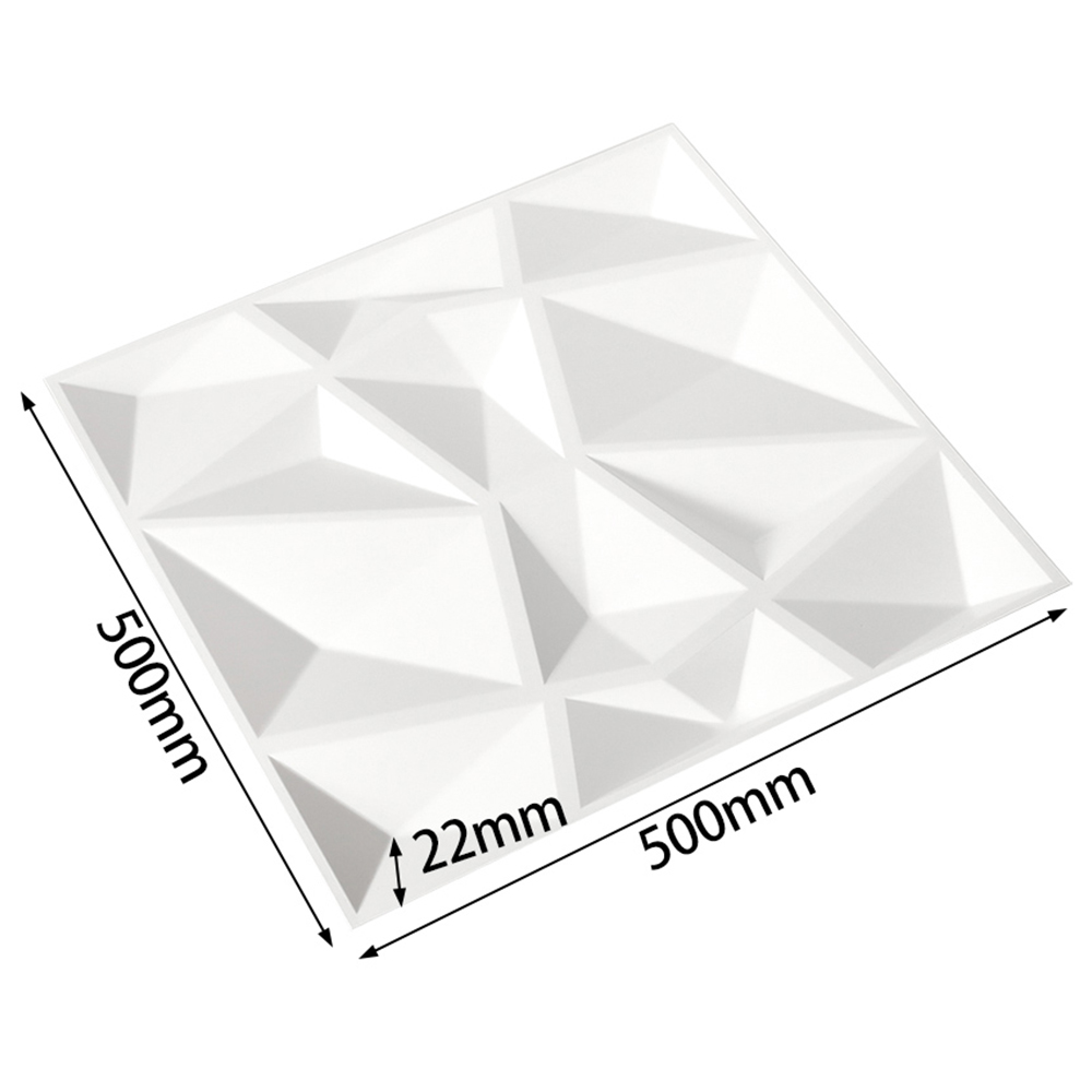 Living and Home 3D Diamond Wall Panel 12 Pack Image 9