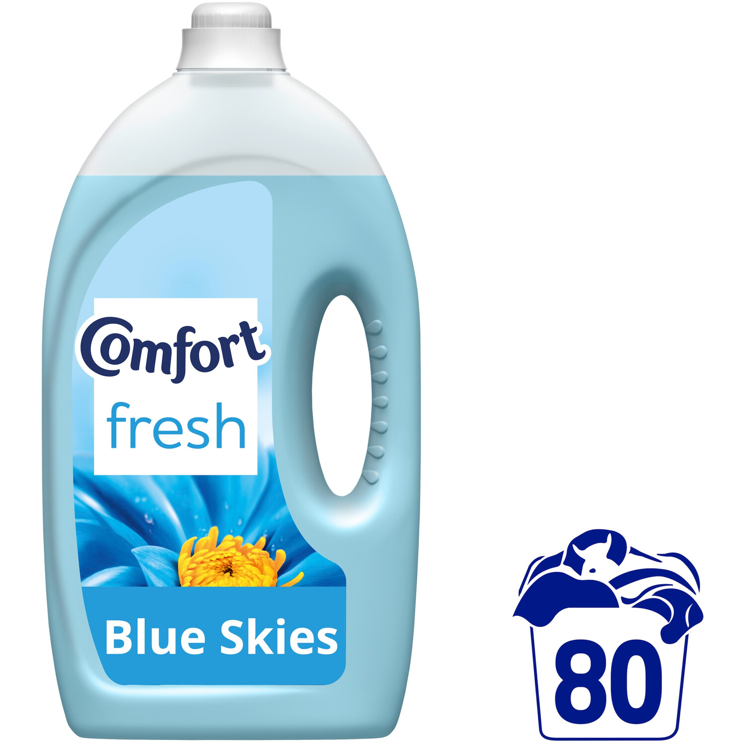 Comfort Fresh Fabric Conditioner Blue Skies 80 Image 6