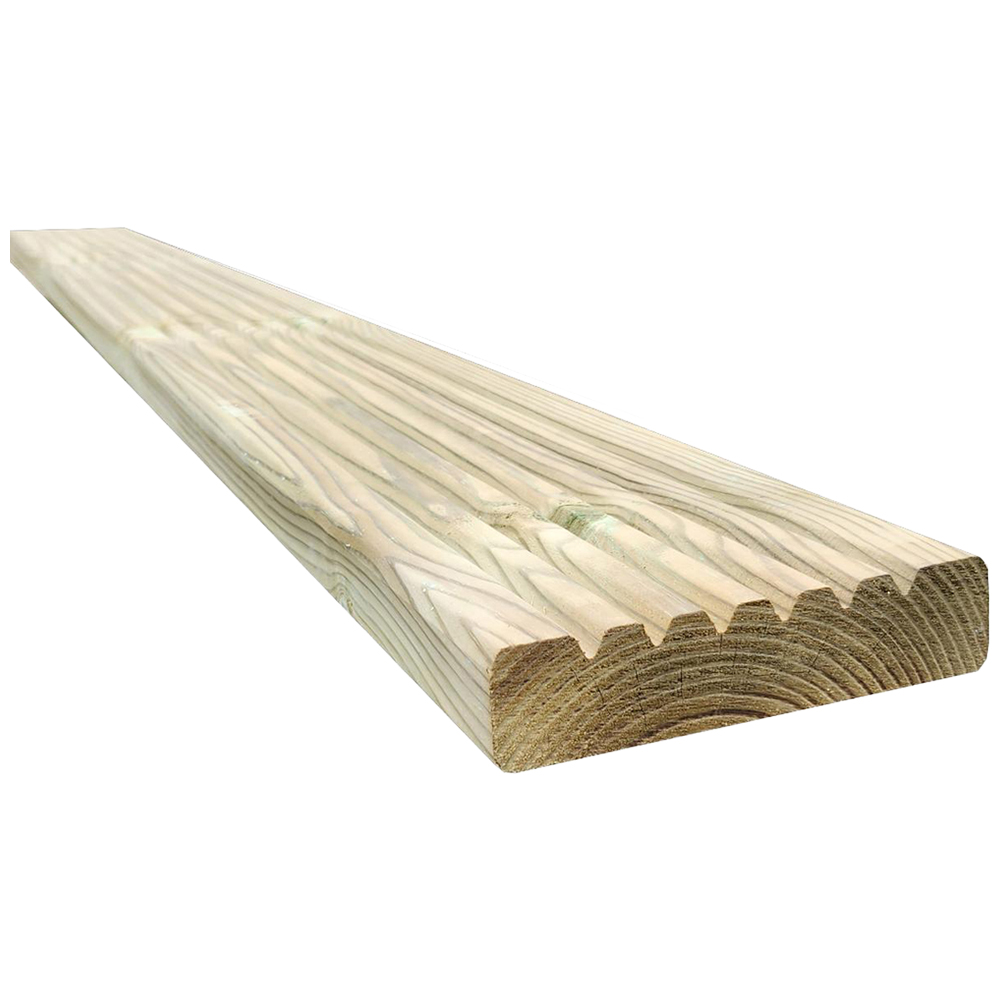 Snowdon Timber Pressure Treated Garden Decking Board 2.4m x 120mm 15 Pack Image 1