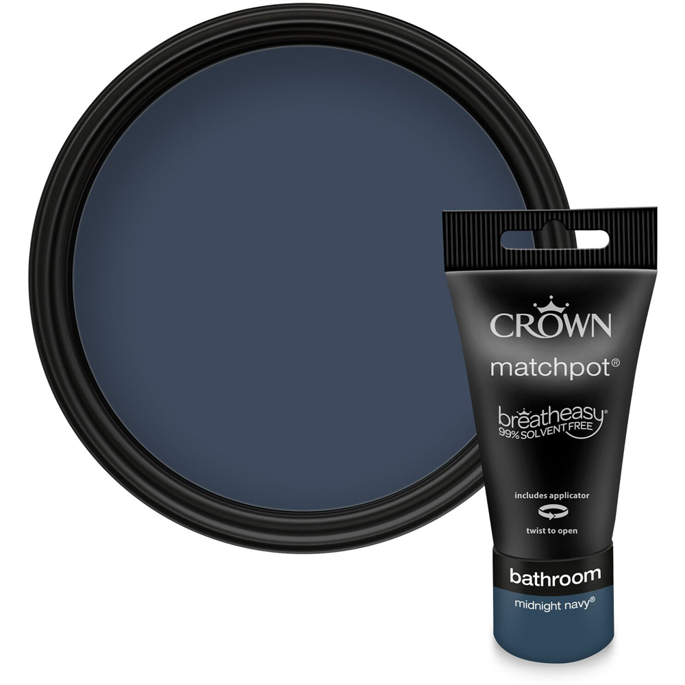 Crown Bathroom Tester 40ml - Midnight Navy Image 5