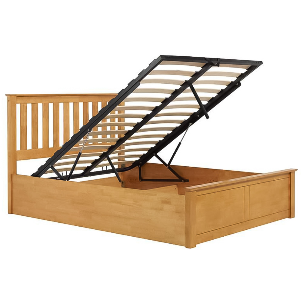 Phoenix King Size Brown Ottoman Bed Image 3
