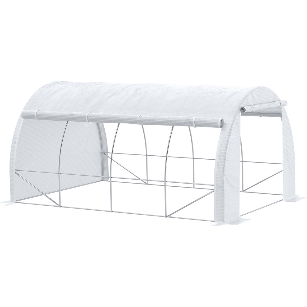Outsunny 4x3x2m Polytunnel Greenhouse Image 3