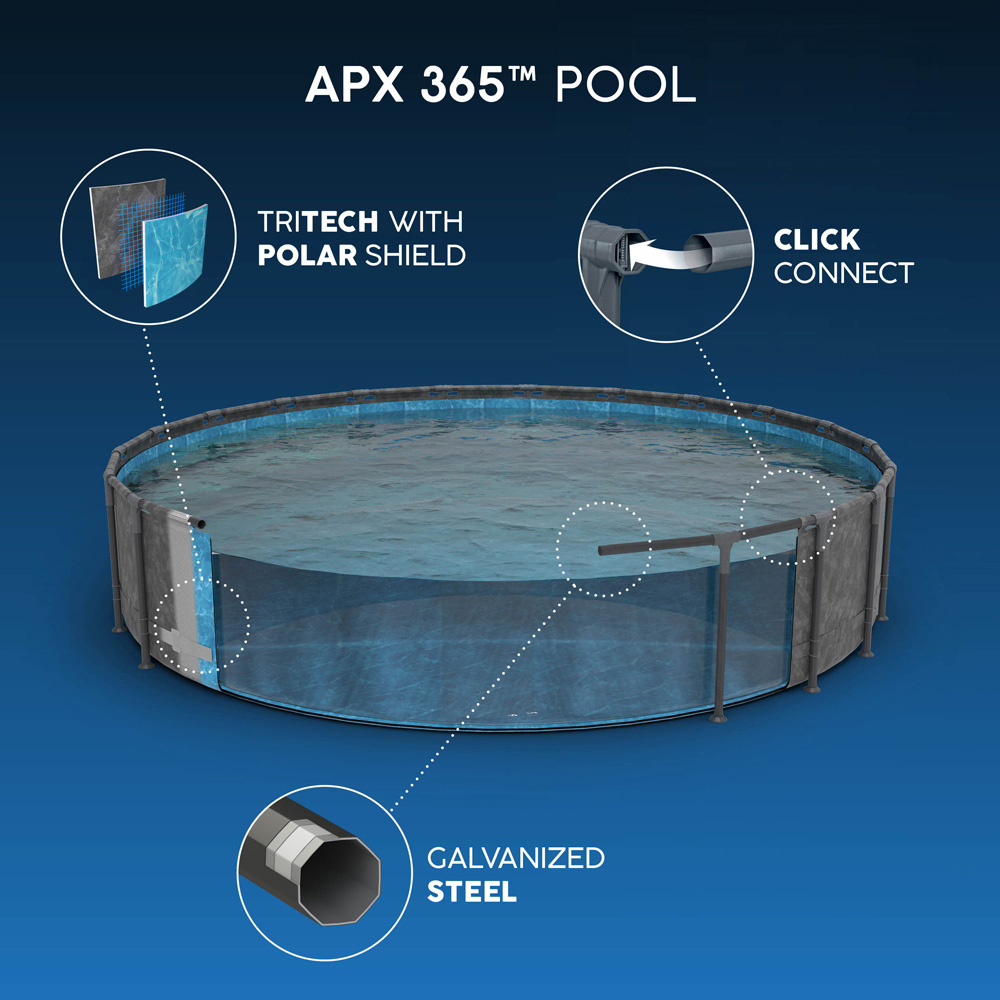Bestway APX 365 Round Pool Set 20ft x 52 inch Image 8