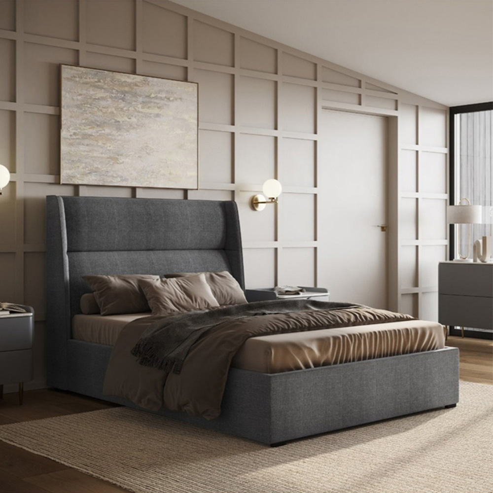 Flair Rumba Double Fabric Ottoman Bed Image 6