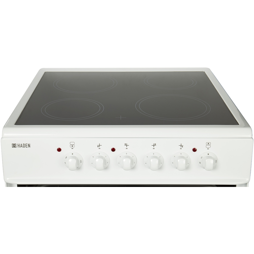 Haden HE60DOMW White Ceramic 30 and 60L Double Oven Electric Cooker 60cm Image 6