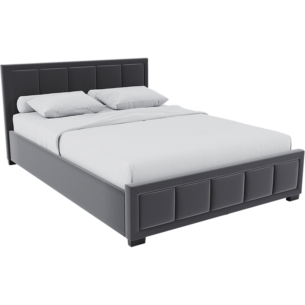 Vida Designs Vanita King Size Dark Grey Bed Frame Image 2