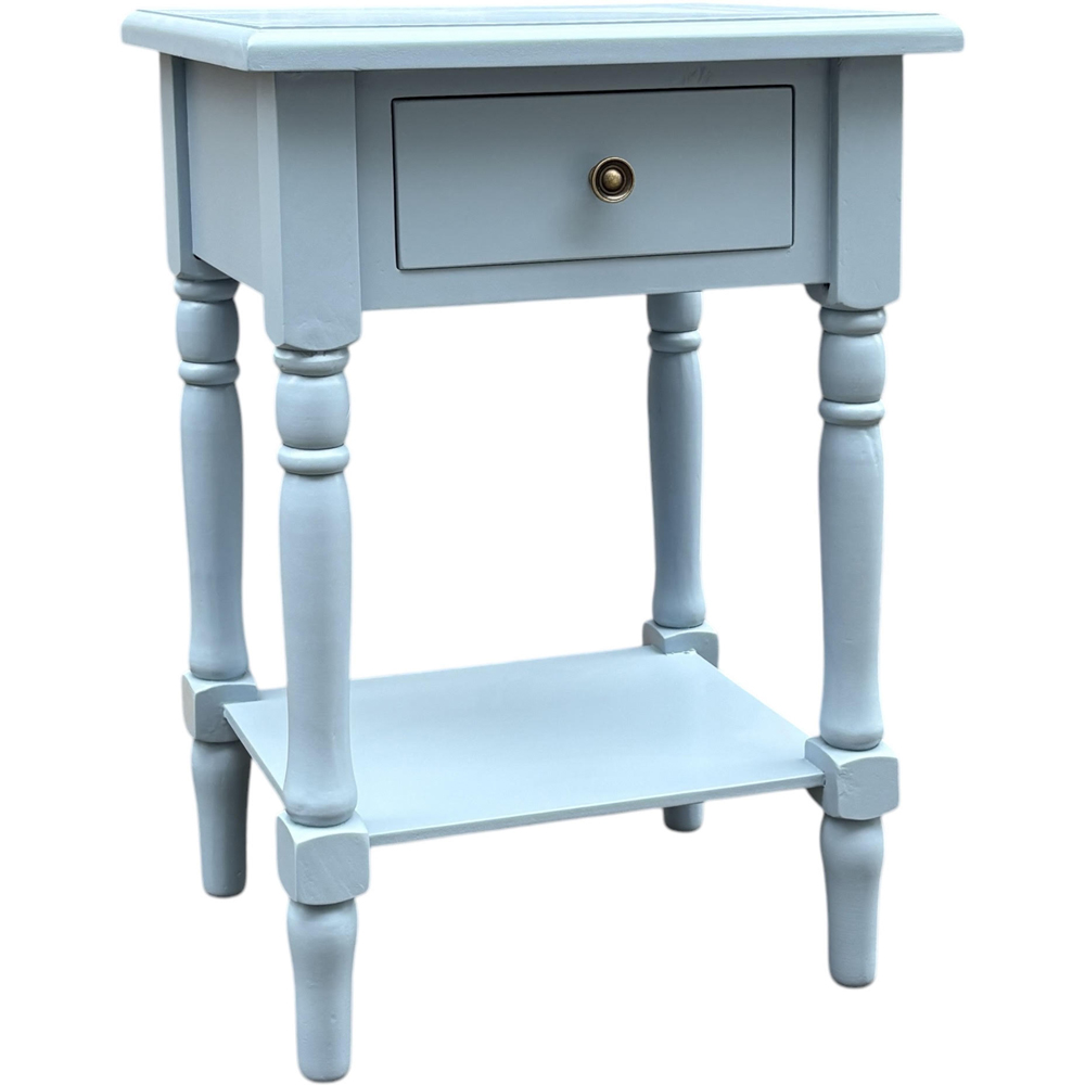 Acacia Home Single Drawer Side Table 65cm Image 2