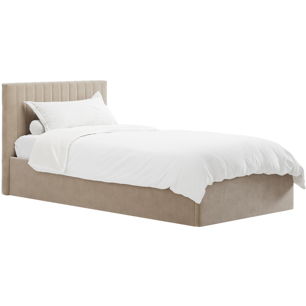 LPD Home Berlin Beige Single Ottoman Bed Image 3