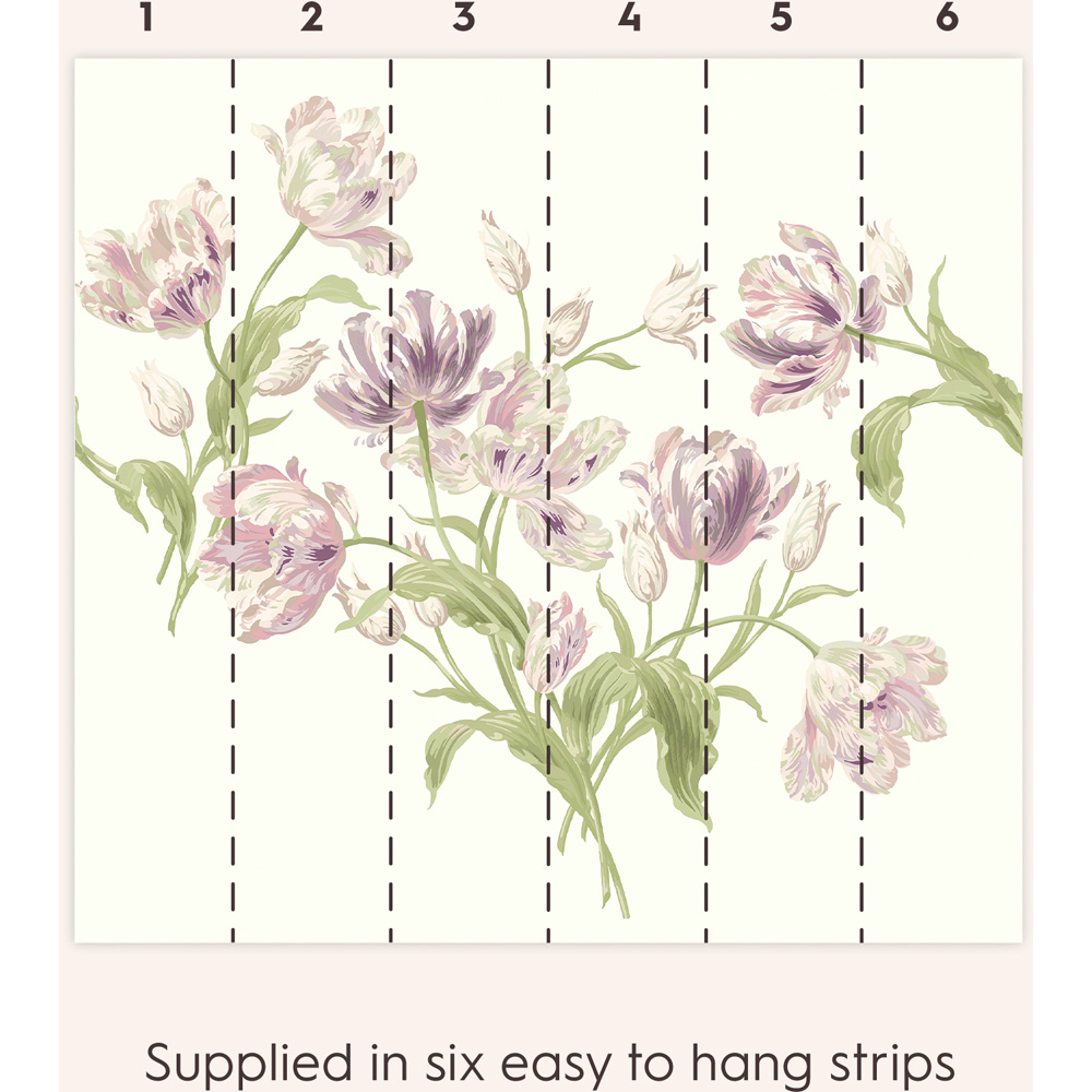 Laura Ashley Gosford Grape Mural Matt Wallpaper Image 3