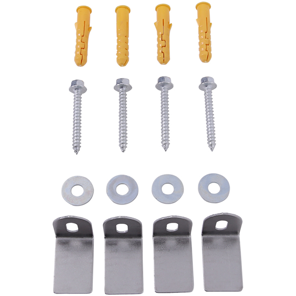 Living and Home Arched Transparent Awning Canopy 1m Image 6