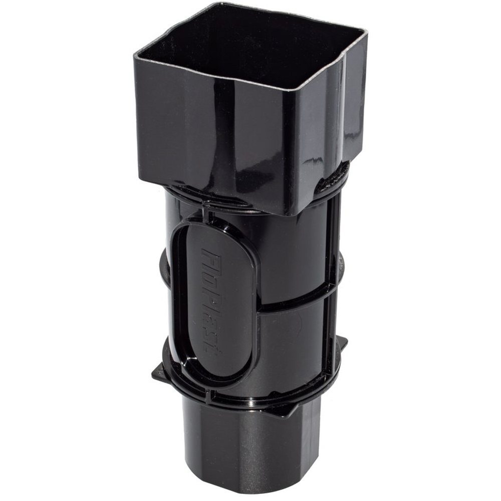 FloPlast Universal Downpipe Access Pipe Black 65/68mm Image 4
