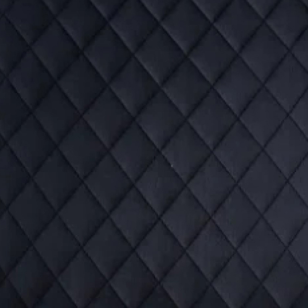 Lexi Set of 2 Black Velvet Fabric Dining Chairs Image 6