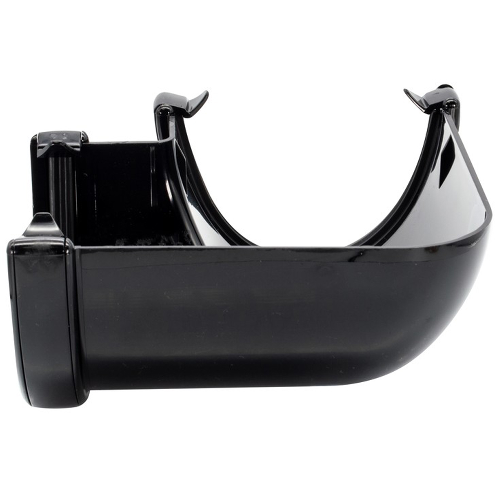 FloPlast Deepflow Hi-Cap Gutter Black 115 x 75mm Image 4
