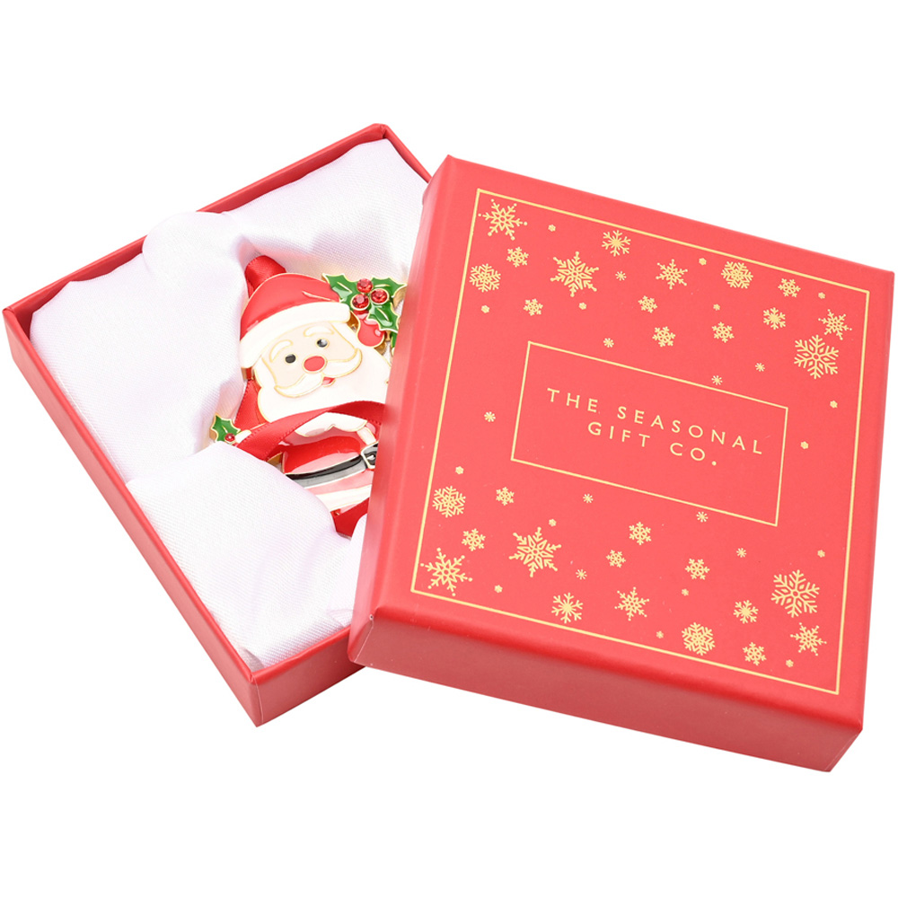 The Seasonal Gift Co Regal Tidings Santa Collectable Christmas Tree Decoration 18cm Image 3