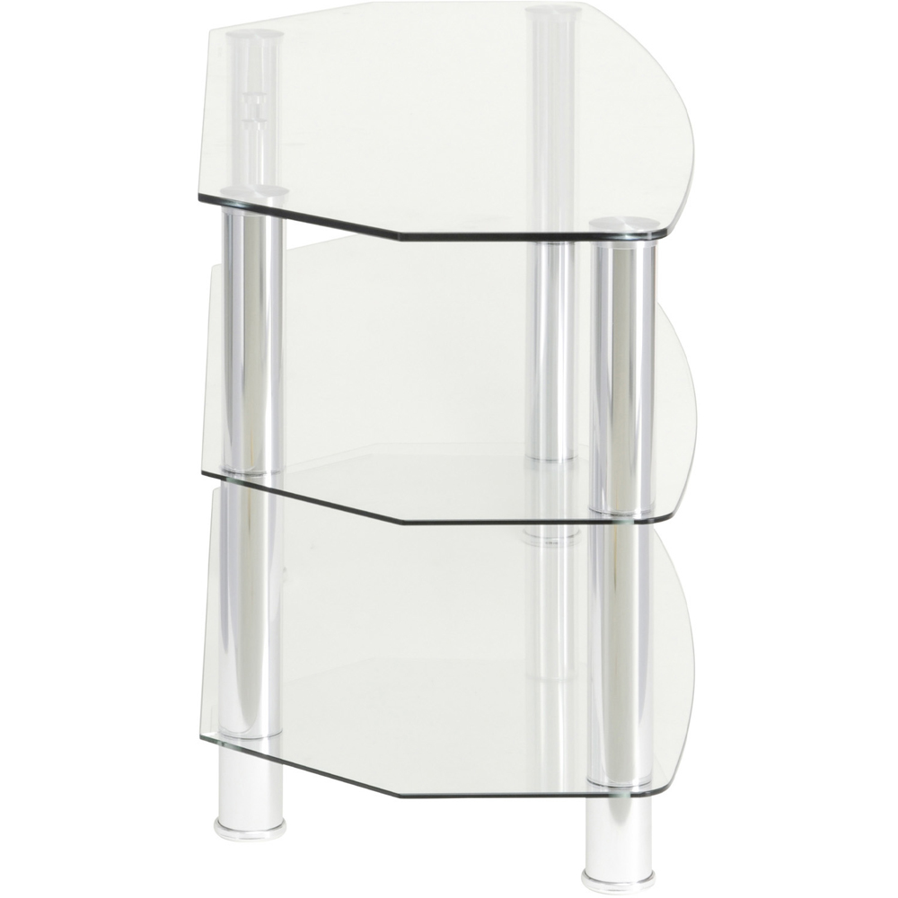 TTAP Vantage 2 Shelf Chrome TV Stand 1050mm Image 4