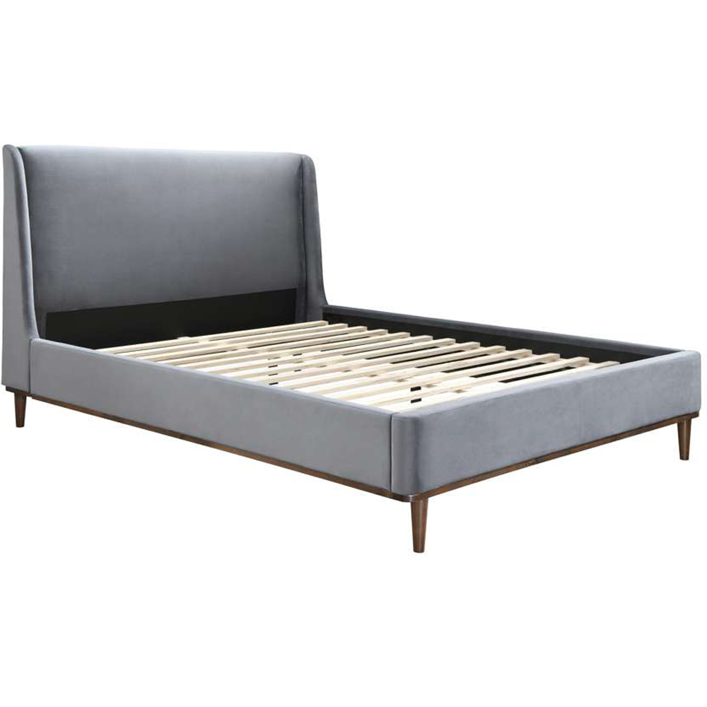 Birlea Lincoln King Size Plush Velvet Bed Frame with Headboard Image 2