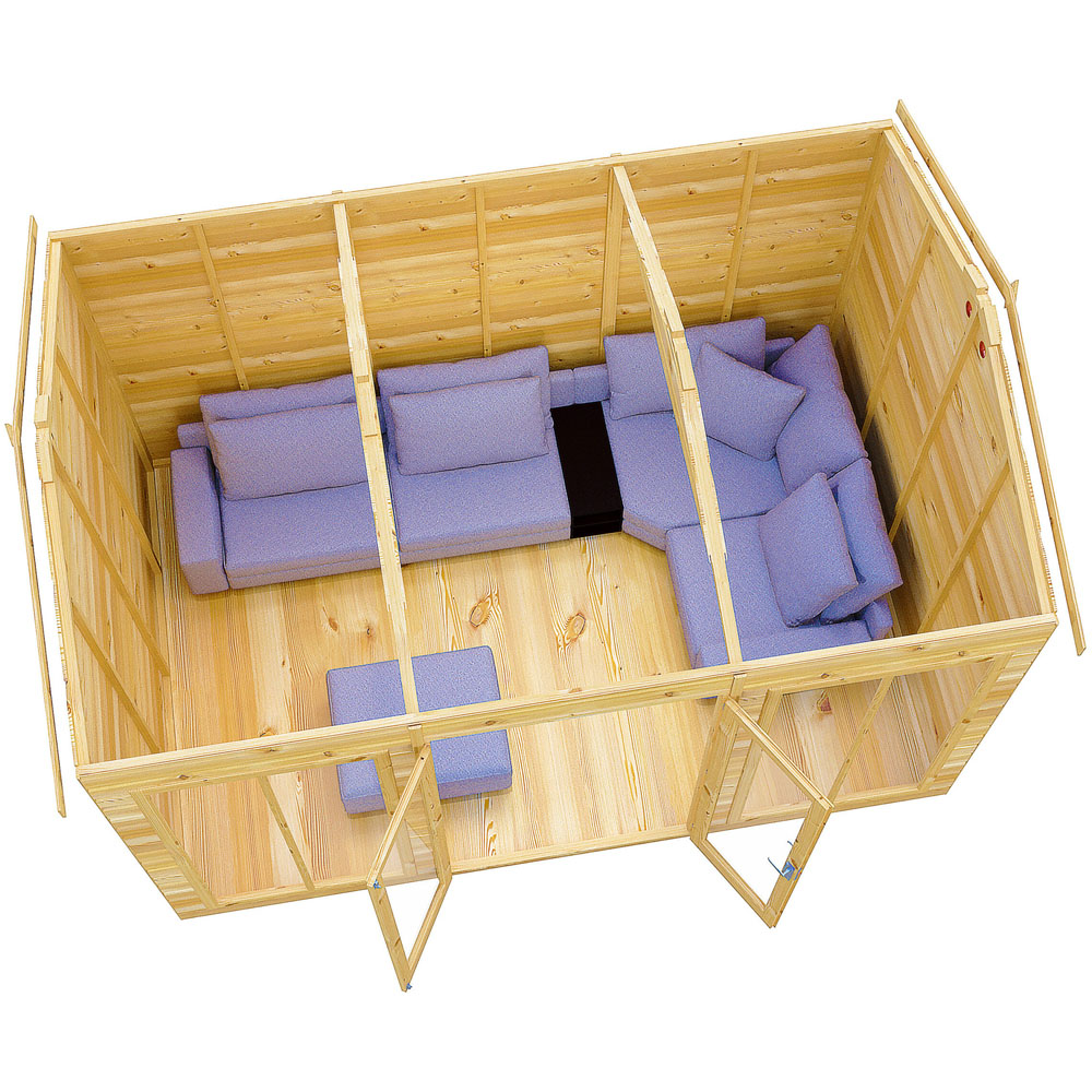 Shire Mayfield 12 x 8ft Double Door Traditional Summerhouse Image 4