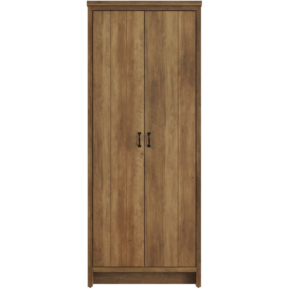 GFW Boston 2 Door Knotty Oak Wardrobe Image 2